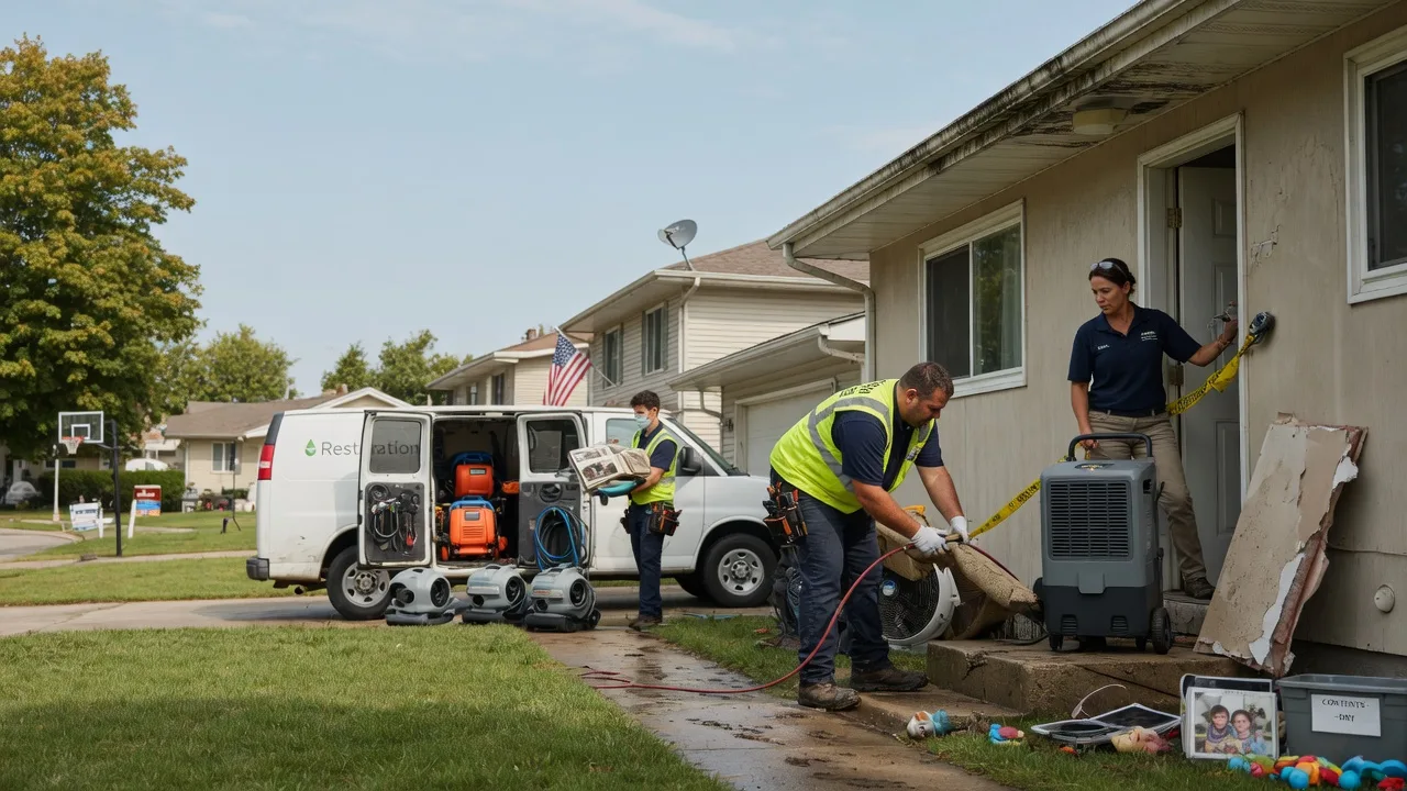 Water Damage Restoration in Owaneco, IL near me